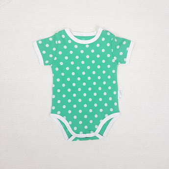 Bodysuit - Green Polkadot